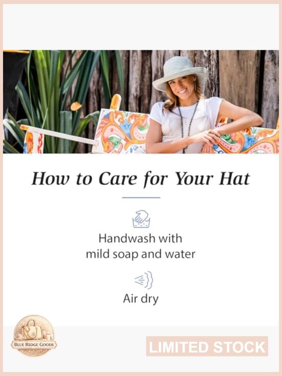 UPF 30+ Sun Hat Wide Brim Packable Adjustable Beach Travel Hat